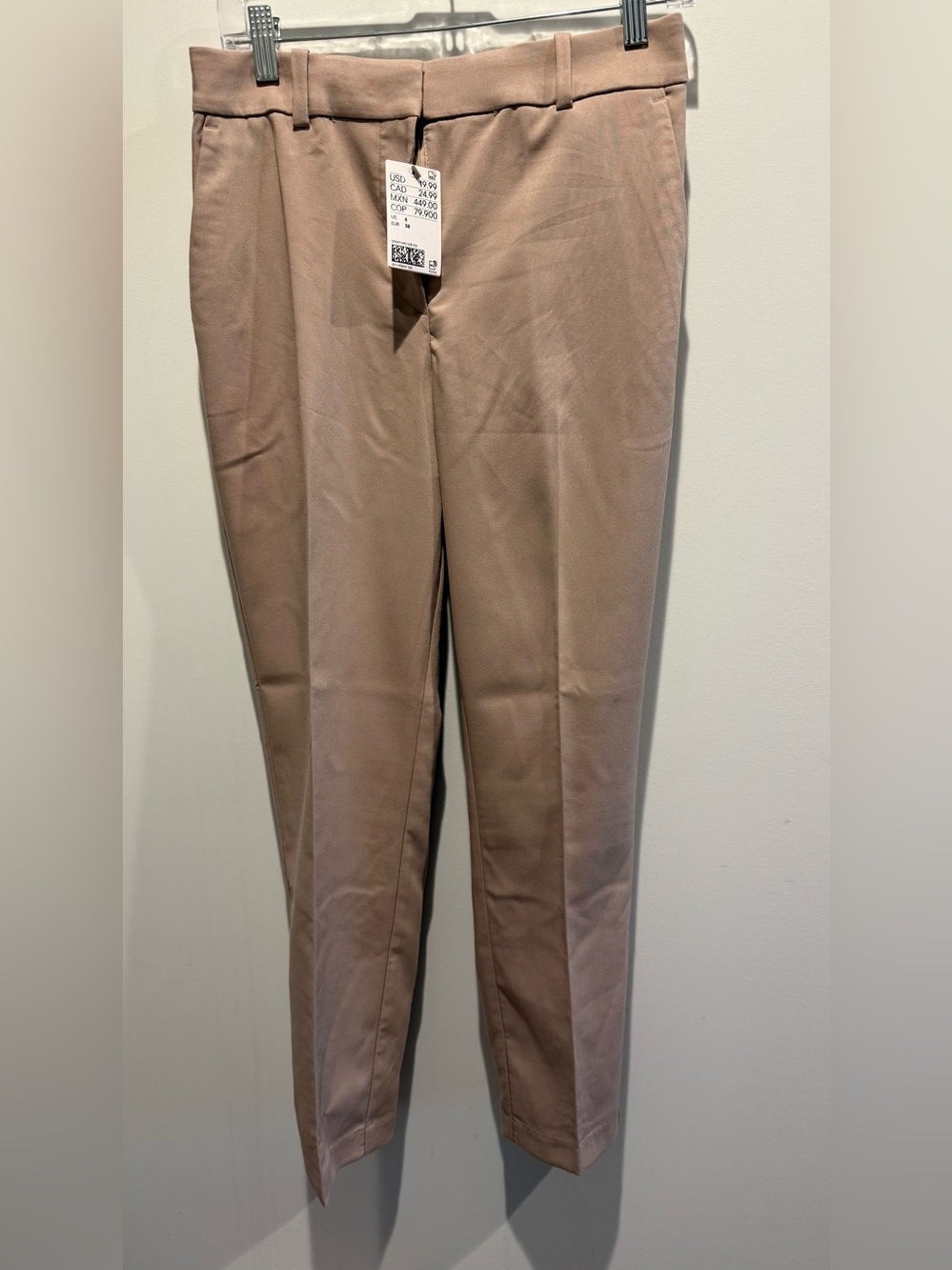 H&M elastic waist ankle length slacks regular waist